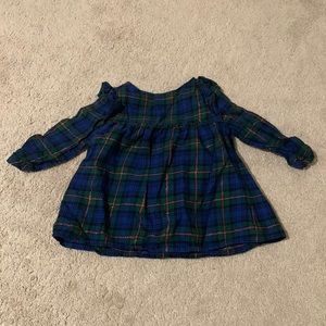 Plaid dress/bodysuit 18m